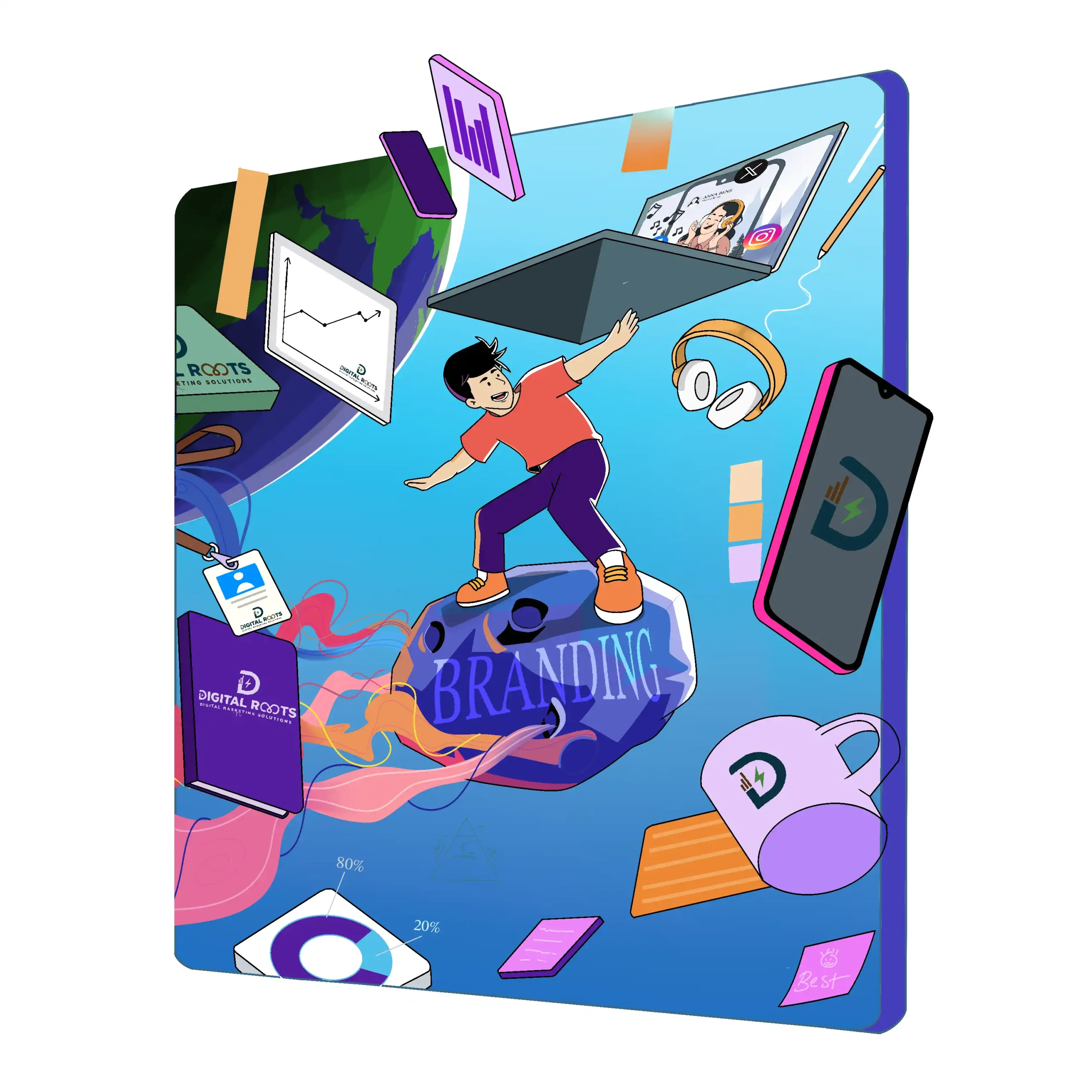 branding service design by a top digital marketing agency