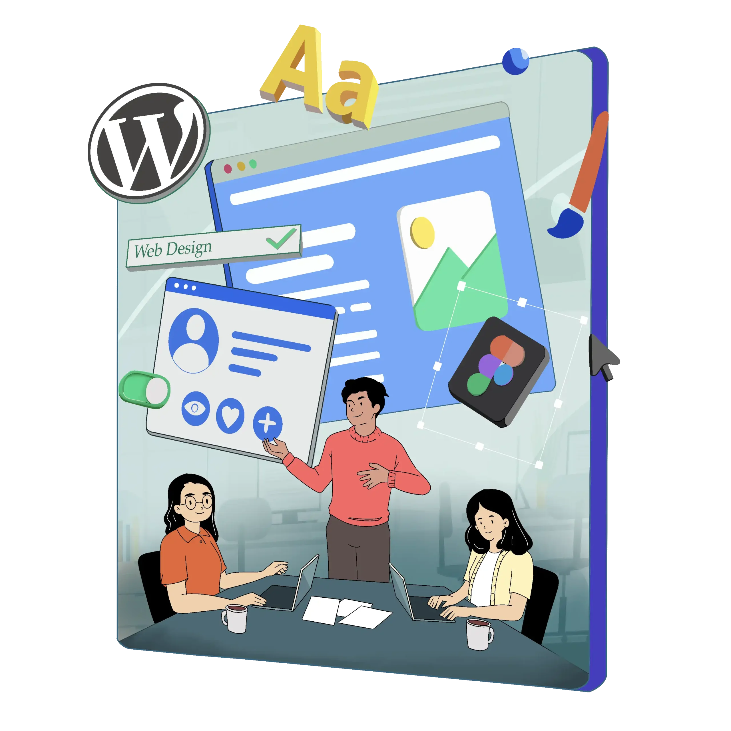 website development and designing service design by a top digital marketing agency